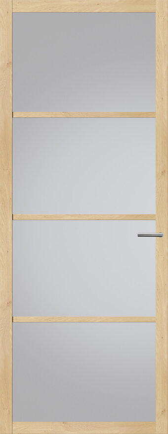 Tür mit Glas NDB900 | Nova design | Helle Eiche