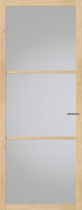 Tür mit Glas NDB901 | Nova design | Helle Eiche