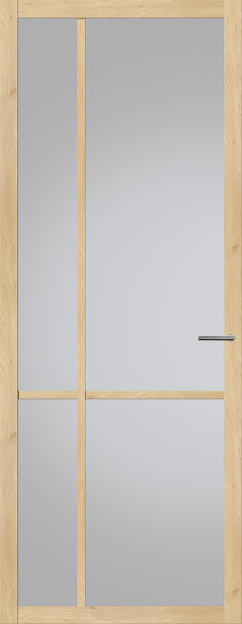 Tür mit Glas NDB903 | Nova design | Helle Eiche