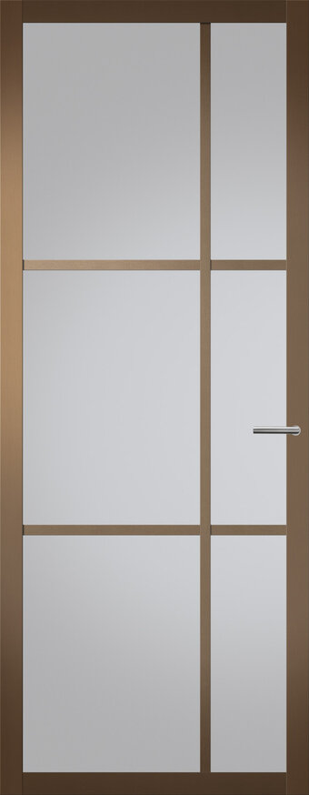 Tür mit Glas NDB906 | Nova design | Metallic Bronze