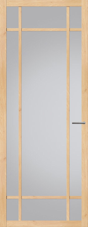 Tür mit Glas NDB907 | Nova design | Helle Eiche