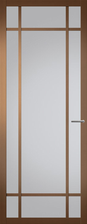 Tür mit Glas NDB907 | Nova design | Metallic Bronze