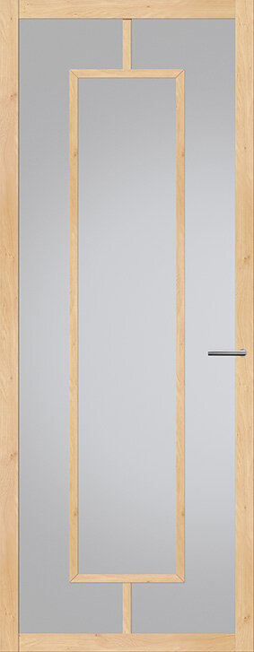 Tür mit Glas NDB908 | Nova design | Helle Eiche