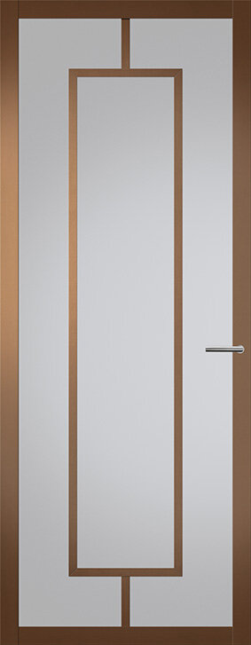 Tür mit Glas NDB908 | Nova design | Metallic Bronze