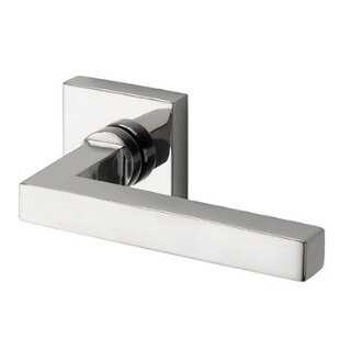 Square Silver | Rosettendrücker